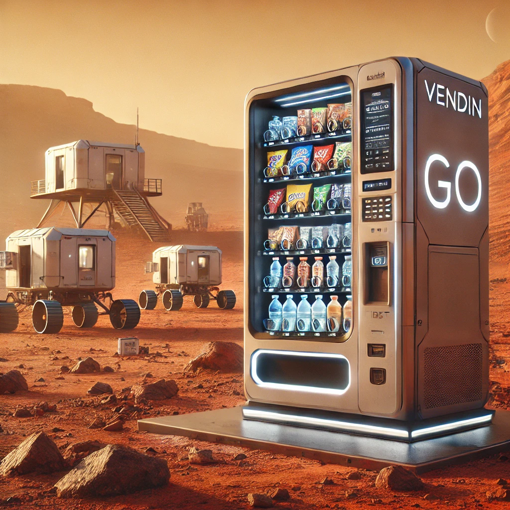 vendinGO machine on Mars